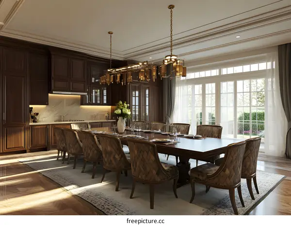 Modern Kitchen and Dining Room Interior Design