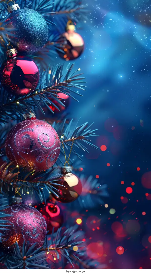 Sparkling Christmas Tree Decorations