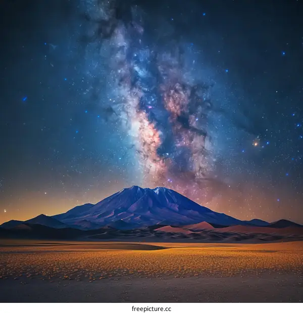 Starry Night Over the Desert