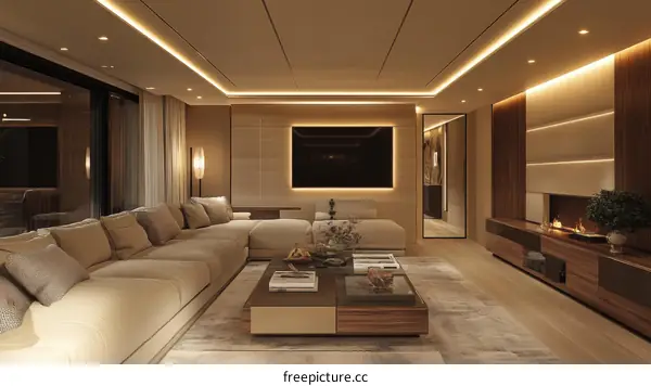 Modern Luxury Living Room Interior Design