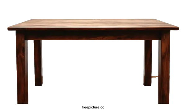 [Transparent Background PNG]Wooden Dining Table Detail