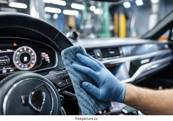 Car Interior Detailing Cleaning Process