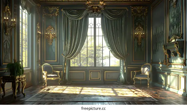 Luxurious Rococo Room