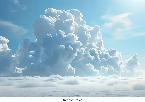 Stunning Cloudscape Above a Sea of Clouds