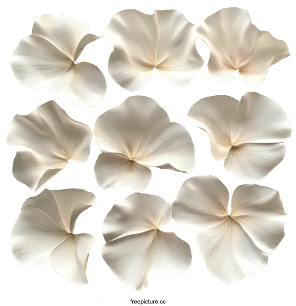 [Transparent Background PNG]Abstract Floral Design Art Piece