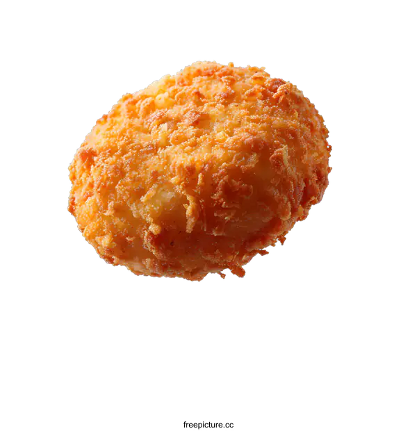 [Transparent Background PNG]Deep-fried potato croquette