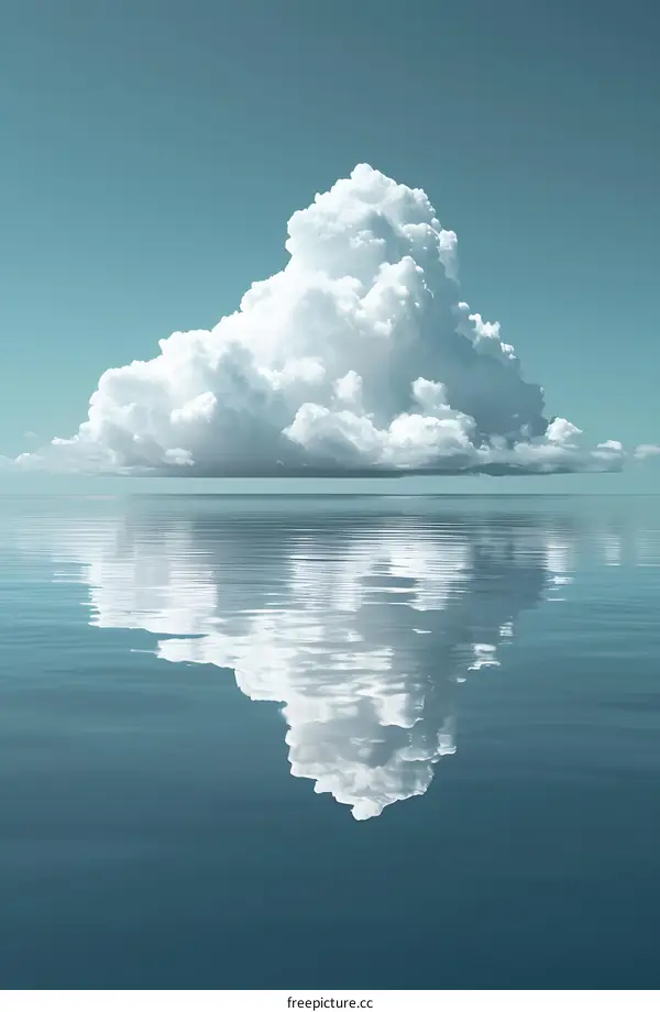 Lonely Cloud Over The Sea
