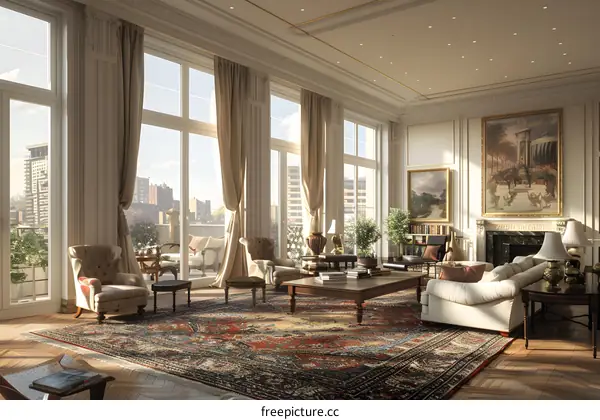 Luxurious Apartment Living Room
