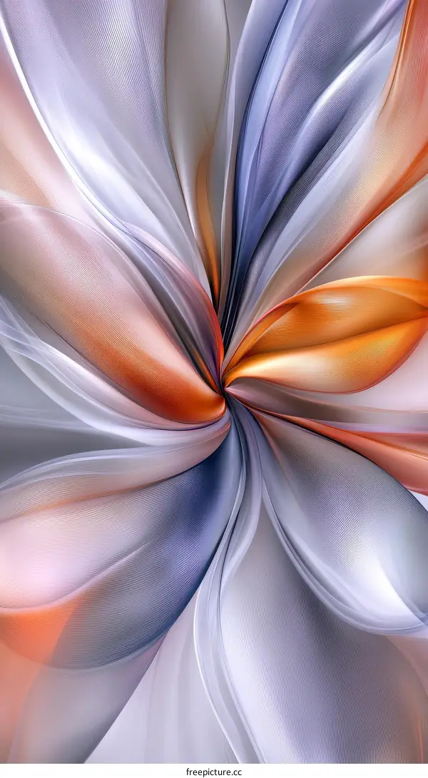 Abstract Flowing Fabrics Design