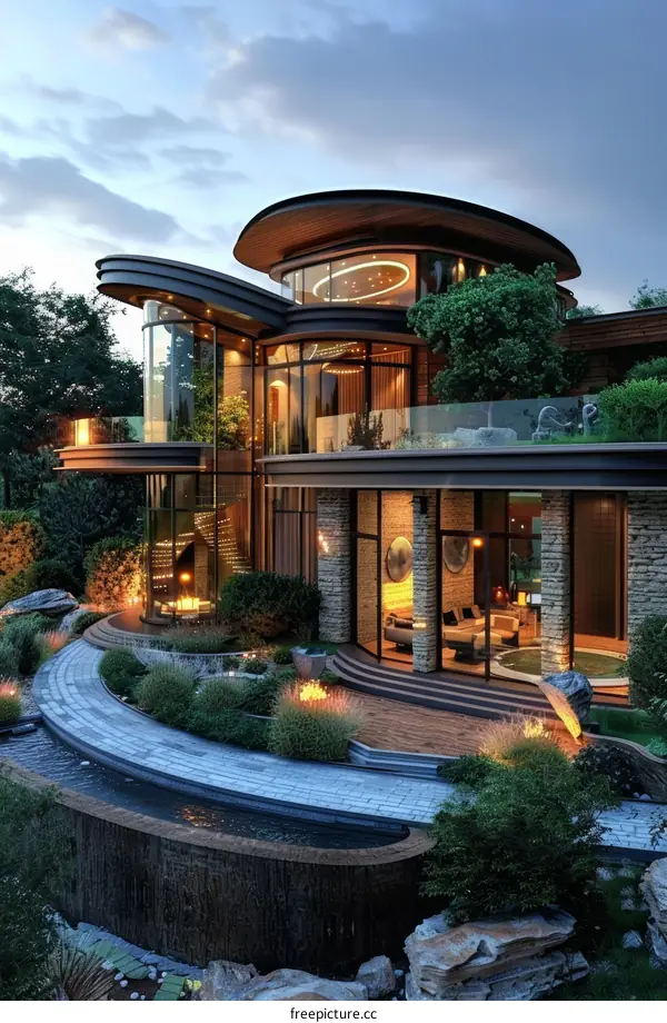 Modern Architectural Design Luxury House Exterior