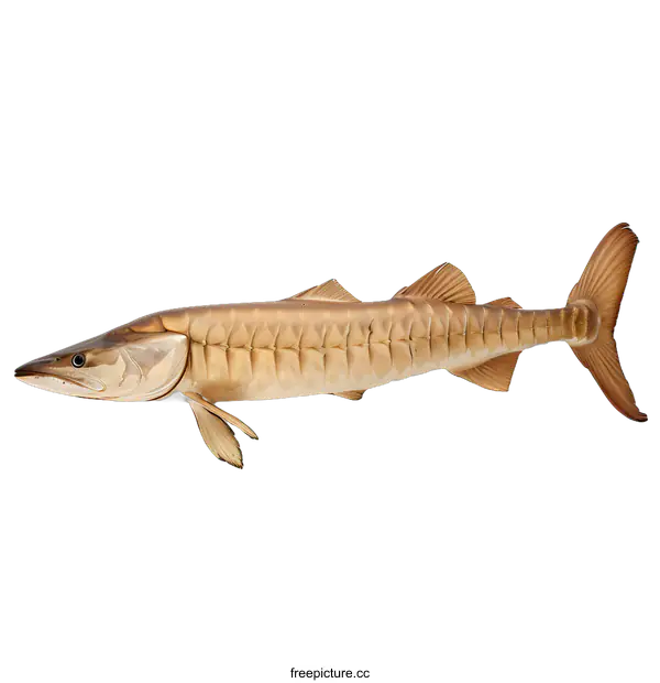 [Transparent Background PNG]Golden Fish on White Background