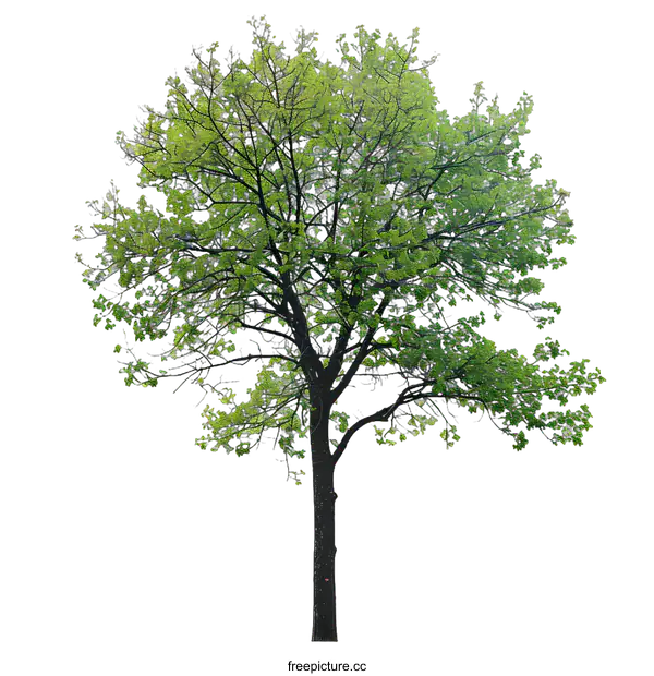 [Transparent Background PNG]Green Tree Isolated On transparent background