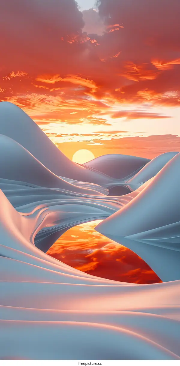 Desert Sunset Embrace