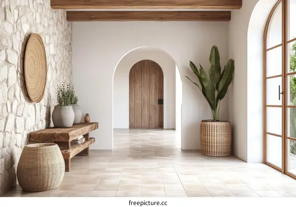 Rustic Style Interior Design with Natural Elements