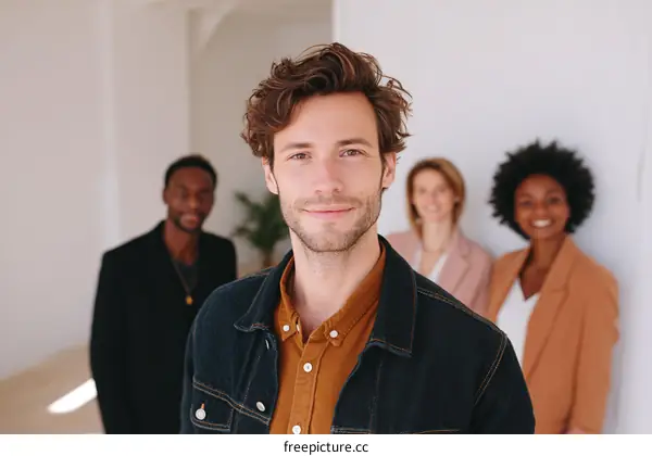 Diverse Team Posing for a Photo