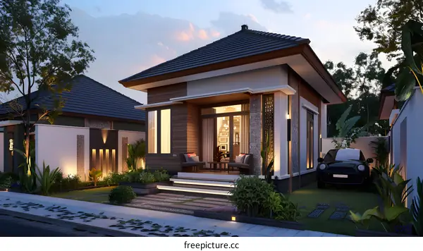 Modern Tropical Home Exterior Design