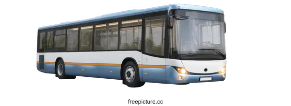 [Transparent Background PNG]Modern City Bus Transportation Illustration