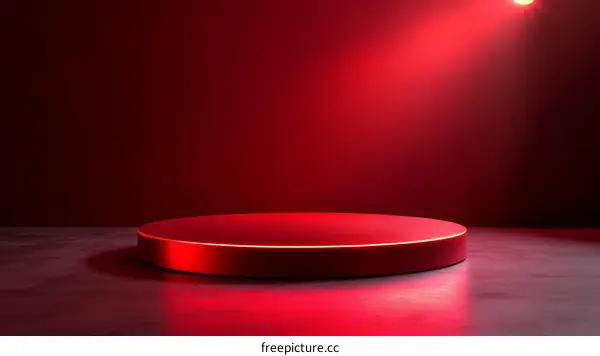 Red Minimalist Product Showcase Platform