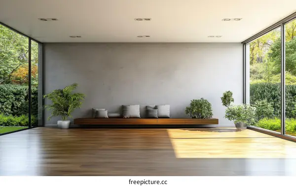 Modern Minimalist Living Room Interior Design