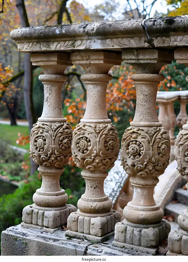 Balustrade with Ornate Balusters