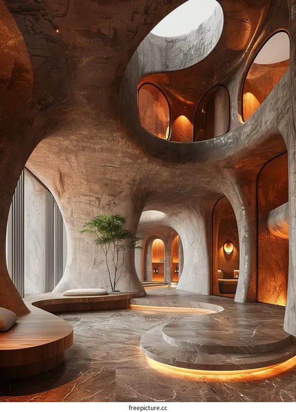 Modern Architecture Interior Design with Natural Light