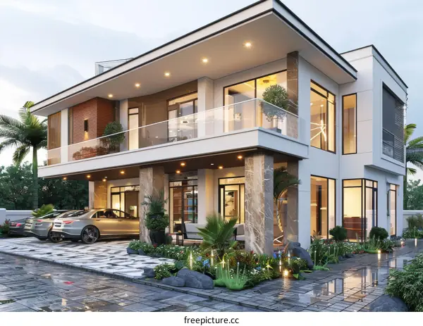 A Minimalist Modern Luxury Villa