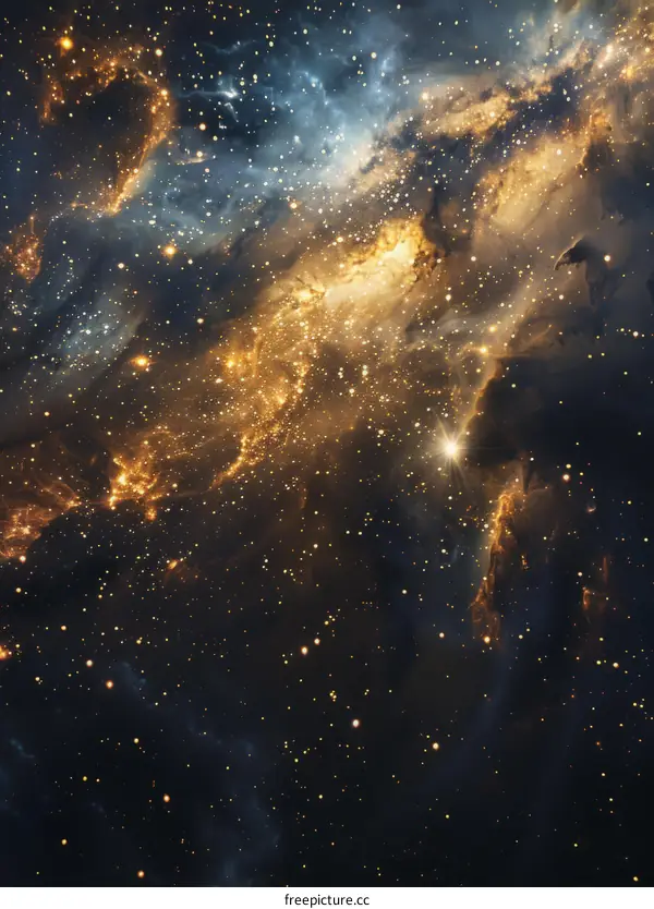 Spectacular Universe with Stars and Nebulae