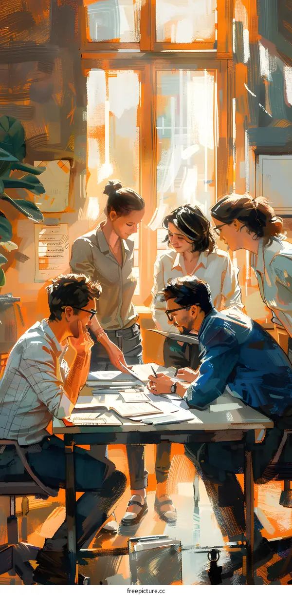 business meeting in the office