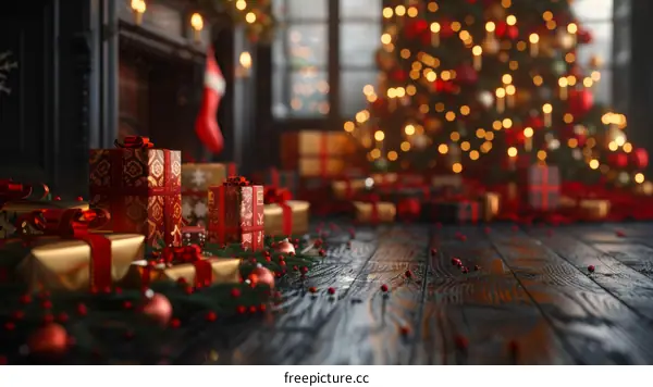 Christmas Presents Under the Tree