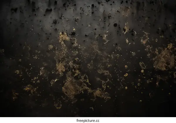 Black and gold grunge texture background