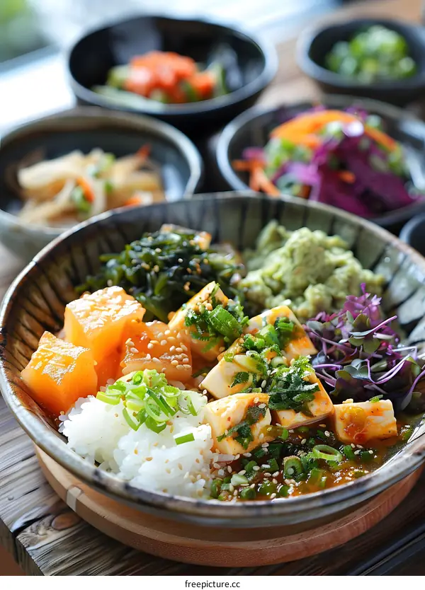 Korean Tofu Rice Bowl