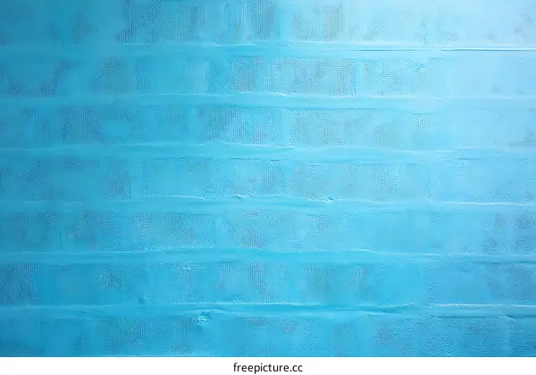 Light Blue Painted Brick Wall Texture