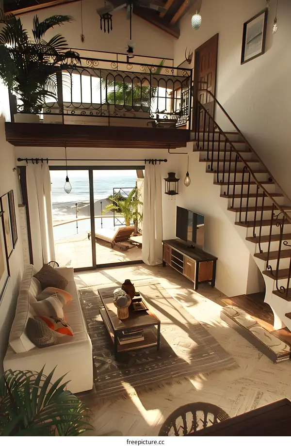Bohemian Beach House Interior