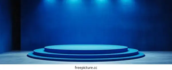 Blue Stage Minimalist Product Showcase