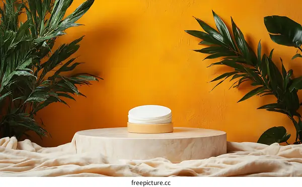 Modern Minimalist Cosmetic Product Display