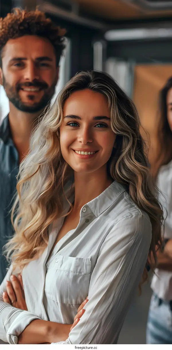 portrait of a group of business people