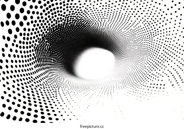 Abstract Dotted Tunnel Design