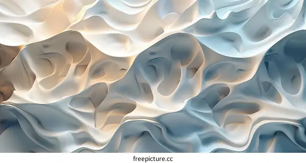 Abstract  Flowing Forms Design