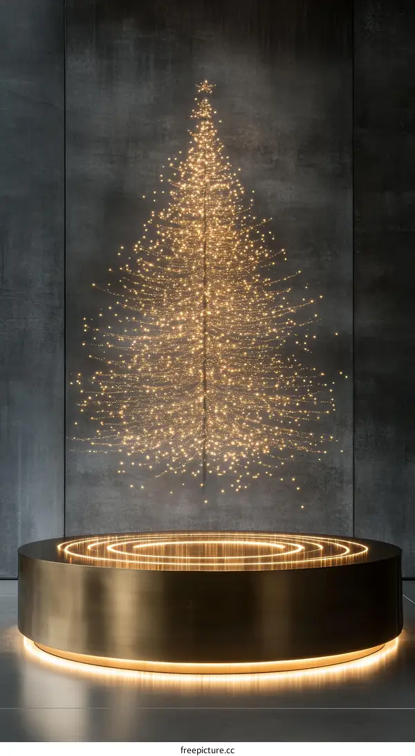 Modern Christmas Tree Decoration Design