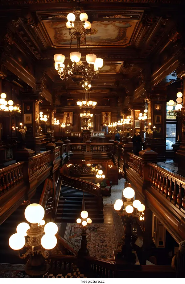 Grand Staircase Interior Design of a Historical Mansion in New York City