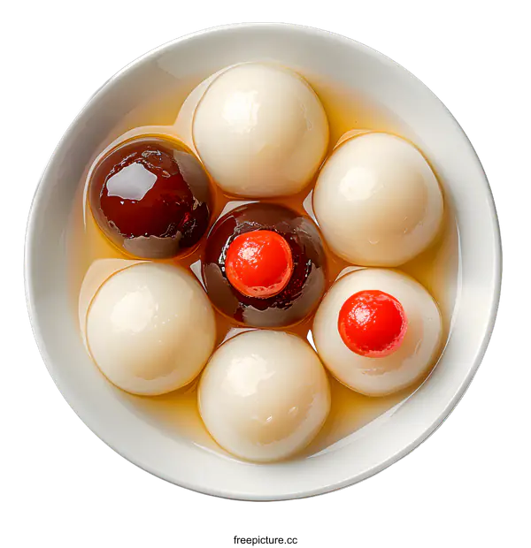[Transparent Background PNG]Bowl of Tangyuan for Winter Solstice Festival