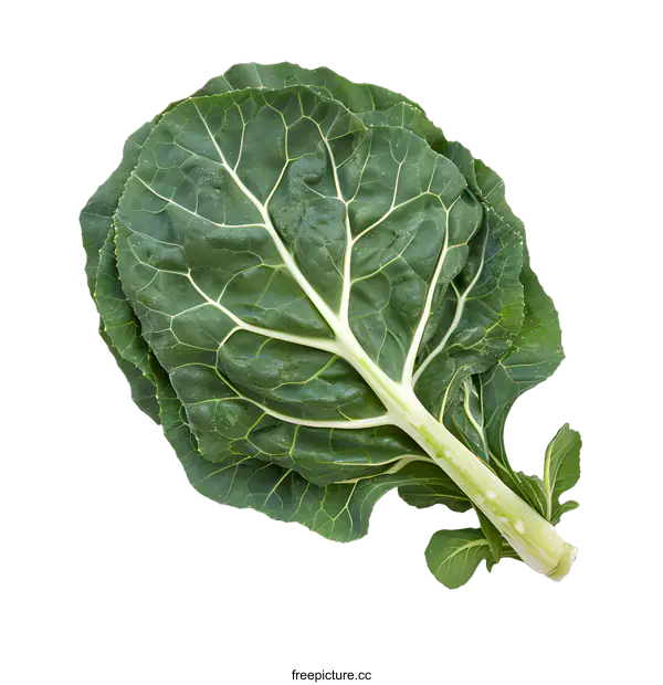 [Transparent Background PNG]Green Leaf Isolated on White Background