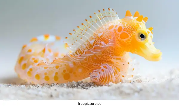 Orange Pygmy Seahorse: A Rare and Beautiful Marine Creature