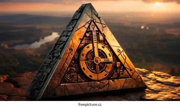 Mystified Ancient Pyramid