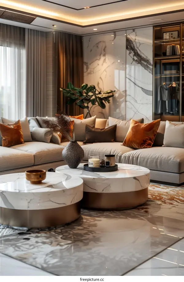 Modern living room interior design