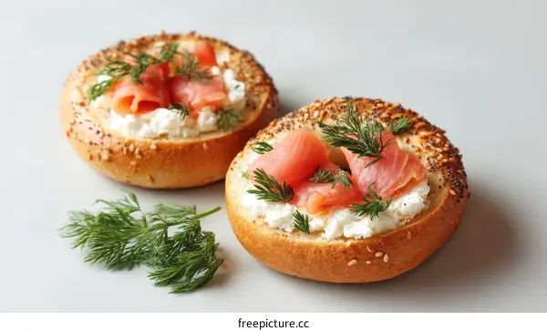 Delicious Smoked Salmon and Cream Cheese Bagels