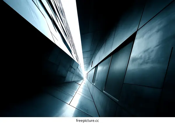Abstract Architectural Perspective Corridor
