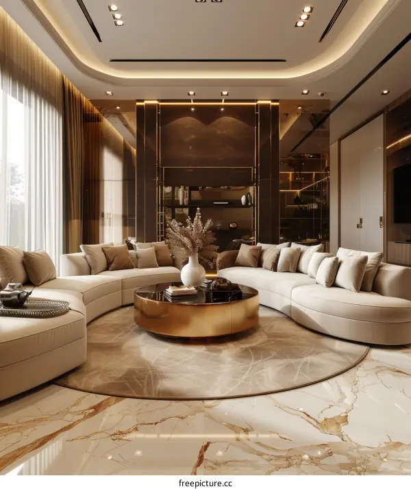 Bright and Airy Living Room With Comfy Seating