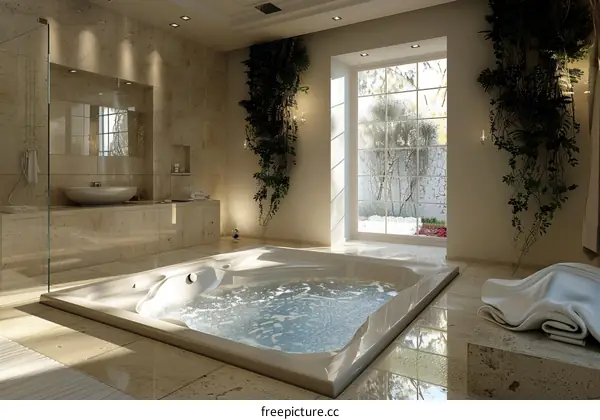 Luxurious Spa Bathroom Interior Design