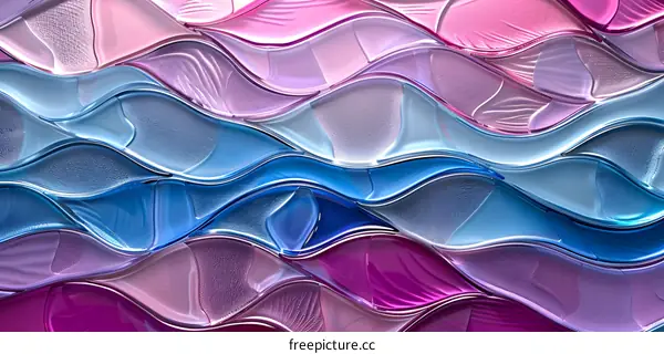 Abstract Colorful Waves Background